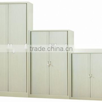 (DL-T2)Roller Shutter Door Plastic Full Height Grey Tambour Door Cabinet/Assembled Convenient Metal File Storage Cabinet