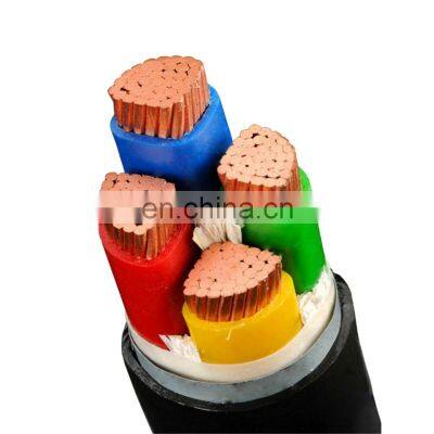 0.6/1kv Copper Core Vv Pvc Power Cable 3 Cores/4 Cores Xlpe Insulated Steel Wire Armoured Power Cable