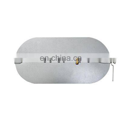 HVAC ventilation metal damper blade galvanized steel factory wholesale price oval volume control damper blades