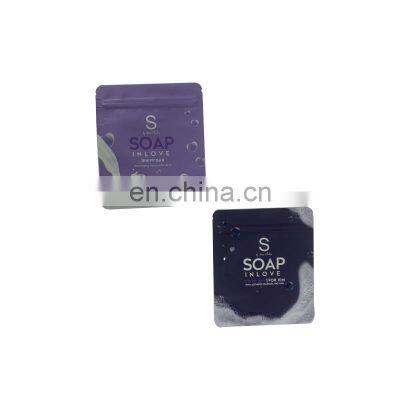 Custom Stand up Pouch Cute Pink Flexible Bopp Herbs Shampoo Facial Clear Soap Poly Plastic Pouch Packaging Mylar Bag photo-2