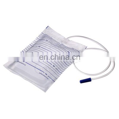 Greetmed Hot sale 2000ml plastic disposable urine collection bag for elderly