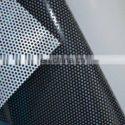 Outdoor Advertising Graphics Printing Vinyl One Way Vision Film For Digital Printing photo-3