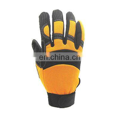 Construction Scaffolding Mechanics Synthetic Leather Hand Protective Gloves Touchntuff Saftey Gloves