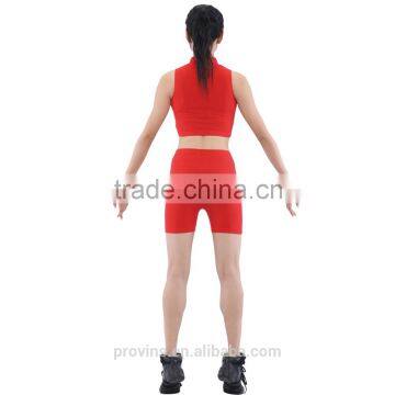 Women Turtle Neck Zipper Gym Suit, Dance Suit, Yoga Suit (6410) photo-3