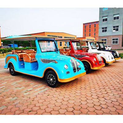 High quality classic sightseeing bus, 8 seat golf cart for sale