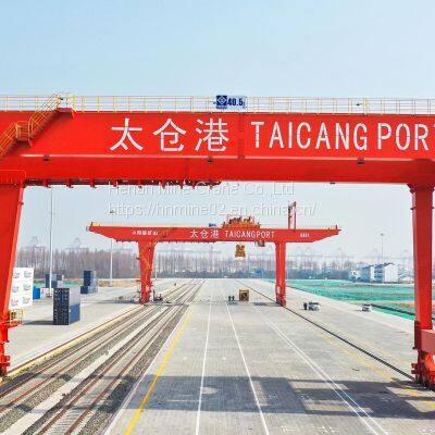 Rail Mounted Container Gantry Crane A7 ZMPC Spreader Railway Storage Using photo-2