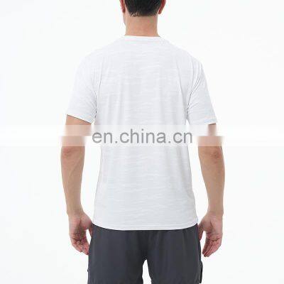 High Quality Lightweight Plus Size Breathable Mesh Active Workout Sport Blank T Shirts For Men Athletic Muscle Fitness Gym Wear photo-5