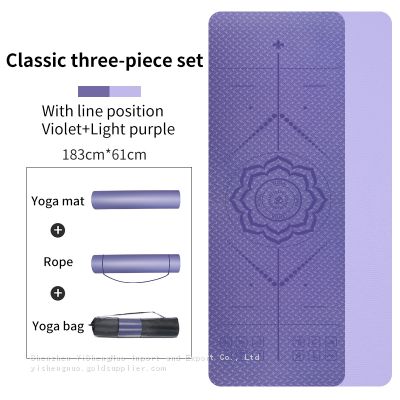 Yoga Mat Material Tpe Natural Organic Non-toxic Eco Friendly Dustgo Yoga Mat