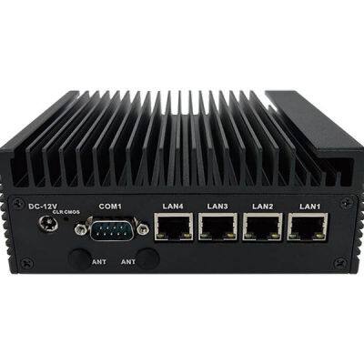 Box PC 4x GbE LAN 6x USB for Network Applicaiton Intel N100 CPU 4x Intel I226 2.5GbE LAN