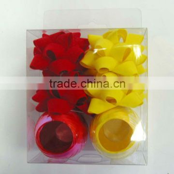 China made Creative Christmas Ribbon Eggs and star bows