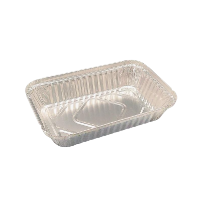 Longstar 750ml Disposable Aluminum Foil Food Tray with Lid for Oven Baking Takeout and Storage