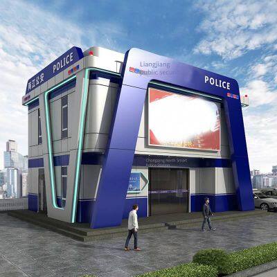 Large Police Duty Workstation, Police Duty Booth, Traffic Command Booth, Prefabricated Police Station, Highway Toll Service Booth photo-4