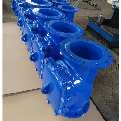 DIN Swing Check Valve DN40-DN600 Size Range, PN10/PN16 Pressure, Ductile Iron Body for Industrial Pipelines photo-3