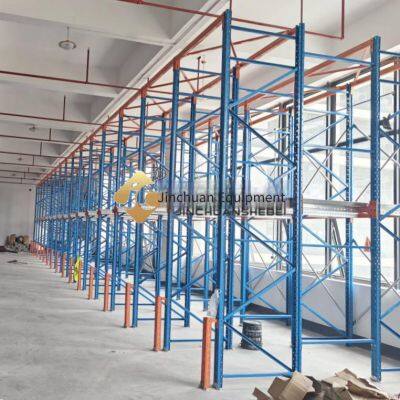 Jinchuan Large-scale Drive-in Steel Shelves for High-density Warehousing, Solution for Storing Goods With Few Varieties and Large Quantities