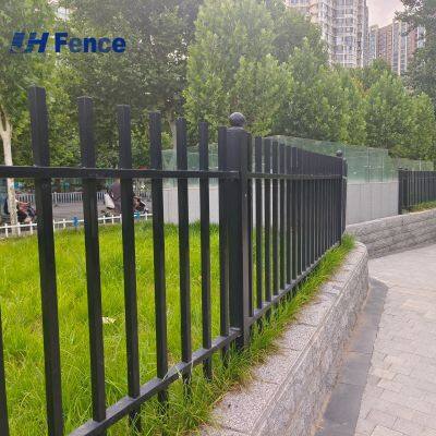 Ornamental Steel Garden Fence - Elegant Residential Boundary Fencing Solution