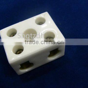 Electrical wiring connector,ceramic terminal block