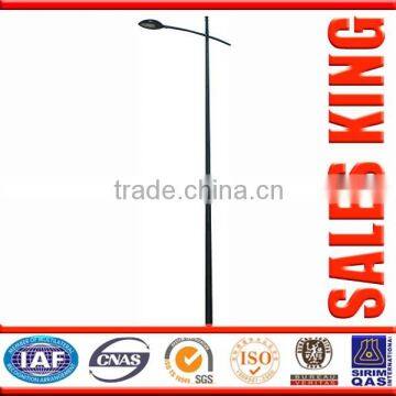 high way Cast iron double arm 10 meters lighting pole CN supplier