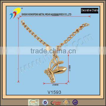 2014 fashion garment use decorative chains