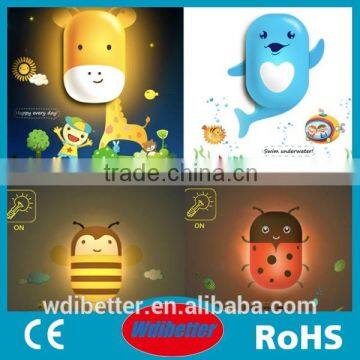 Animal Shape Nightlight Light Control Nightlight For Children Baby Nightlight                        
                                                Quality Choice