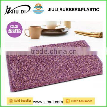 Rubber plastic mat PVC coir mat