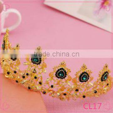 hot sale fashion hair jewelry pageant real diamond tiara for sale