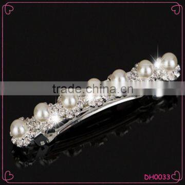 New Arrival Korea Fashion Diamond Beautiful Lady Pearl Hairpin