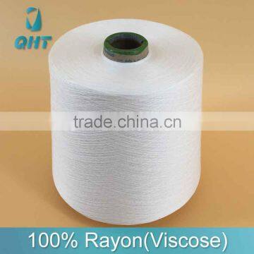 Eco-Friendly QHTextile white 100% Viscose Yarn