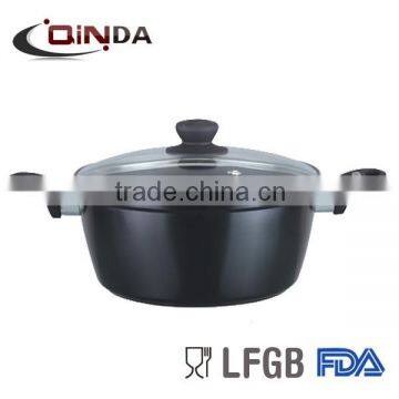 Forged casserole hot pot with non-stick coating QD-FA024