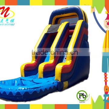 0.6mm pvc inflatable adventure water park roaring rapids inflatable water slides