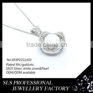 Popular jewelry accessory making in Guangzhou hot sale pearl pendant designs for women