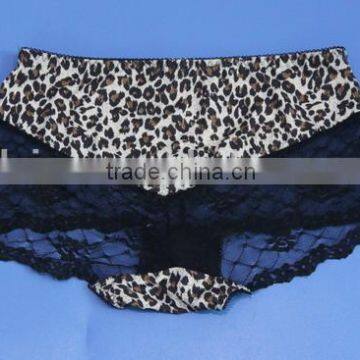 Sexy Transparent Lady Underwear,leopard Print Lace Underwear Panty photo-6