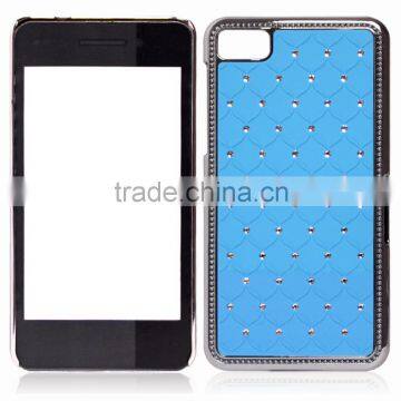 Bling Chrome Diamond Hard Back Case for Blackberry Z10 Cover for BB10