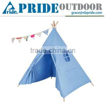 Children Kids Play Indian Cotton Canvas Princess Children Camping Outdoor Kids Teepee Tent Kids