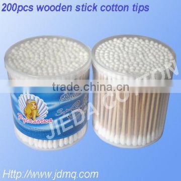 cotton swabs(birch wooden stick)