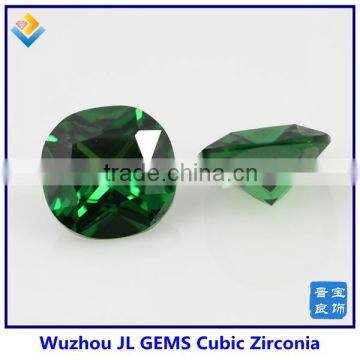 Synthetic New Arrival Fat Square Shape Emerald CZ Stone With Wholesale price