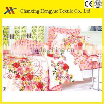 Home textile Polyester printed fabric with pigment or disperse printing for bedding sets fabric market