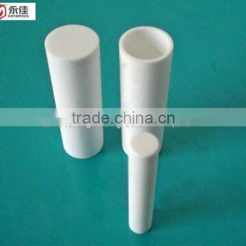 Alumina structure ceramic with one end tube/bushing