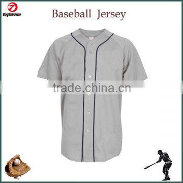 100% polyester custom short sleeve Detroit baseball shirt