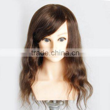 New arrival 100% human hair female training mannequin head with shoulder