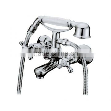 Chrome plated bathroom bath shower faucet single lever