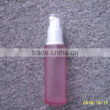 Glass Cosmetic Lotion Bottle With Pump and Cap photo-2