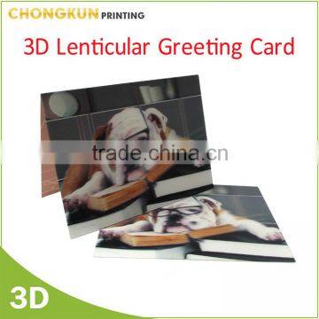 2016 Custom Printing Happy birthday 3D Lenticular Greeting Cards