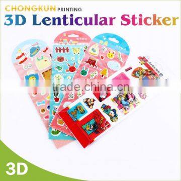 Customized 3D PP Lenticular Sticker