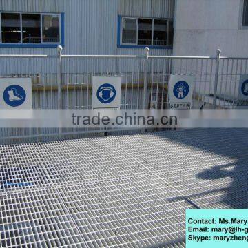 Steel ball welding with steel pipe handrail