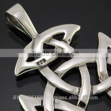 Silver Celtic Knot Pendant, Pn025 photo-3