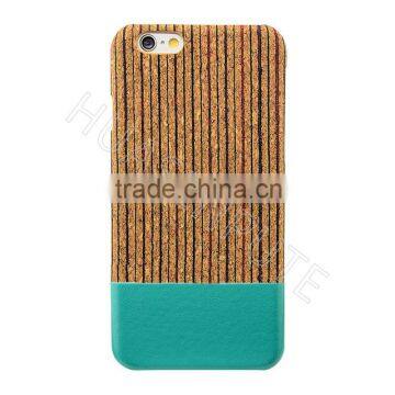 2016 Trending Products Wooden and PU Hybrid Phone Cover Case for iPhone 6s