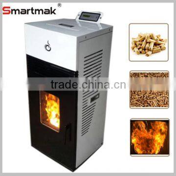 Smartmak modern stainless steel auto feeding pellet stove