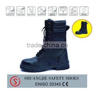 good selling in Russia Rubber sole buffalo leather safety boots safety shoe 9066