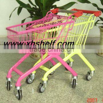 Metal Mini supermarket trolley