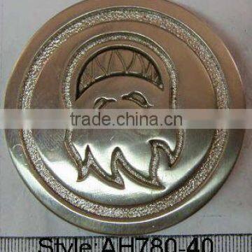 Metal Gold and Silver Plate Buckles 3d Zinc Alloy Belt Buckles photo-2